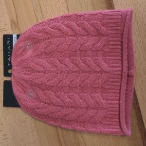 Cashmere Tahari hat dusty pink
